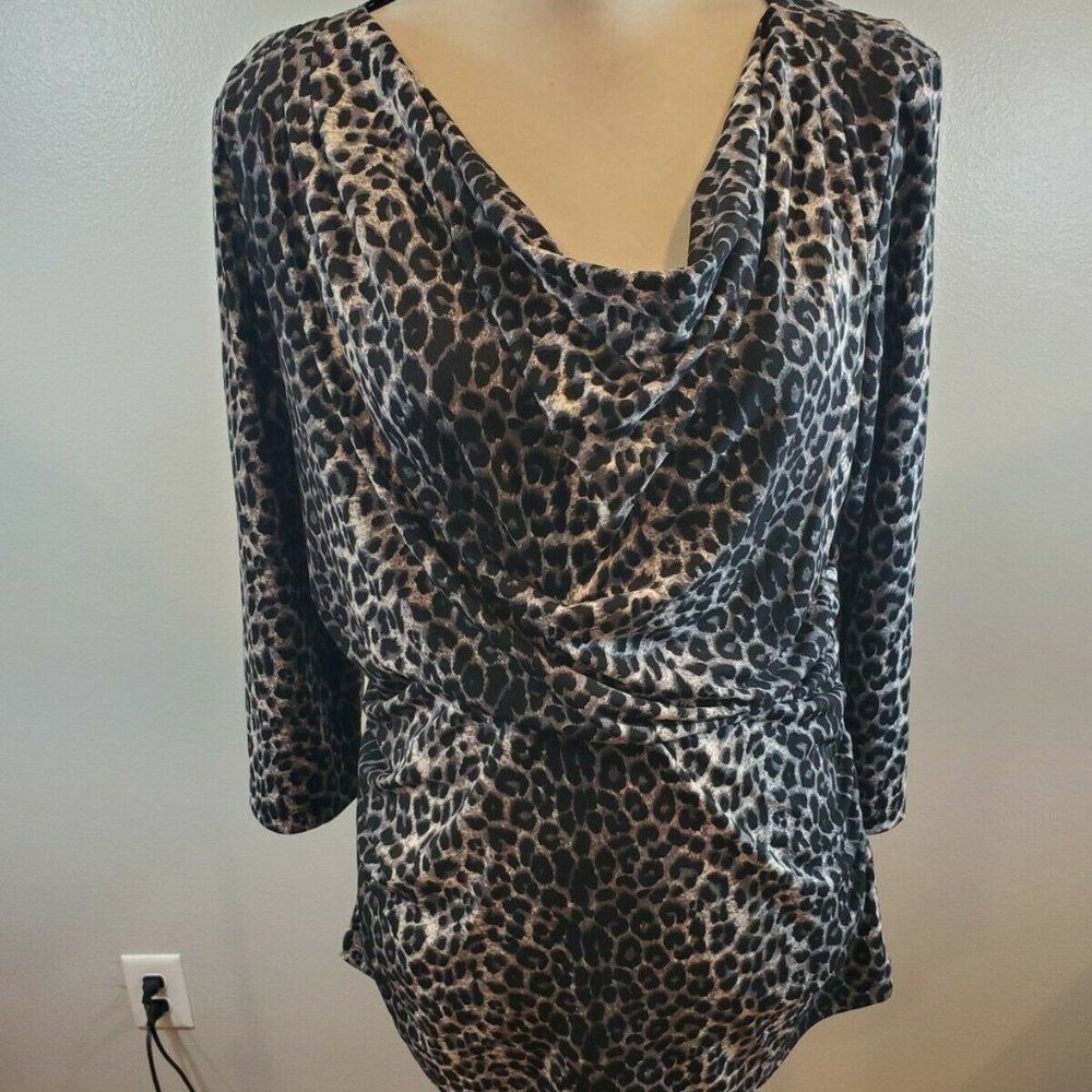 Laura Ashley Medium Top Leopard Animal Print